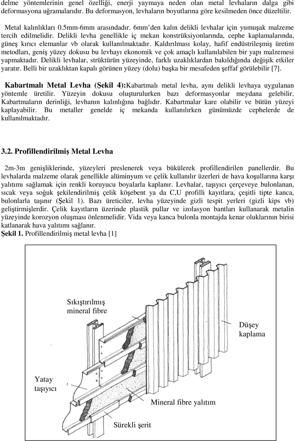 Delikli levha genellikle iç mekan konstrüksiyonlarında, cephe kaplamalarında, güneş kırıcı elemanlar vb olarak kullanılmaktadır.