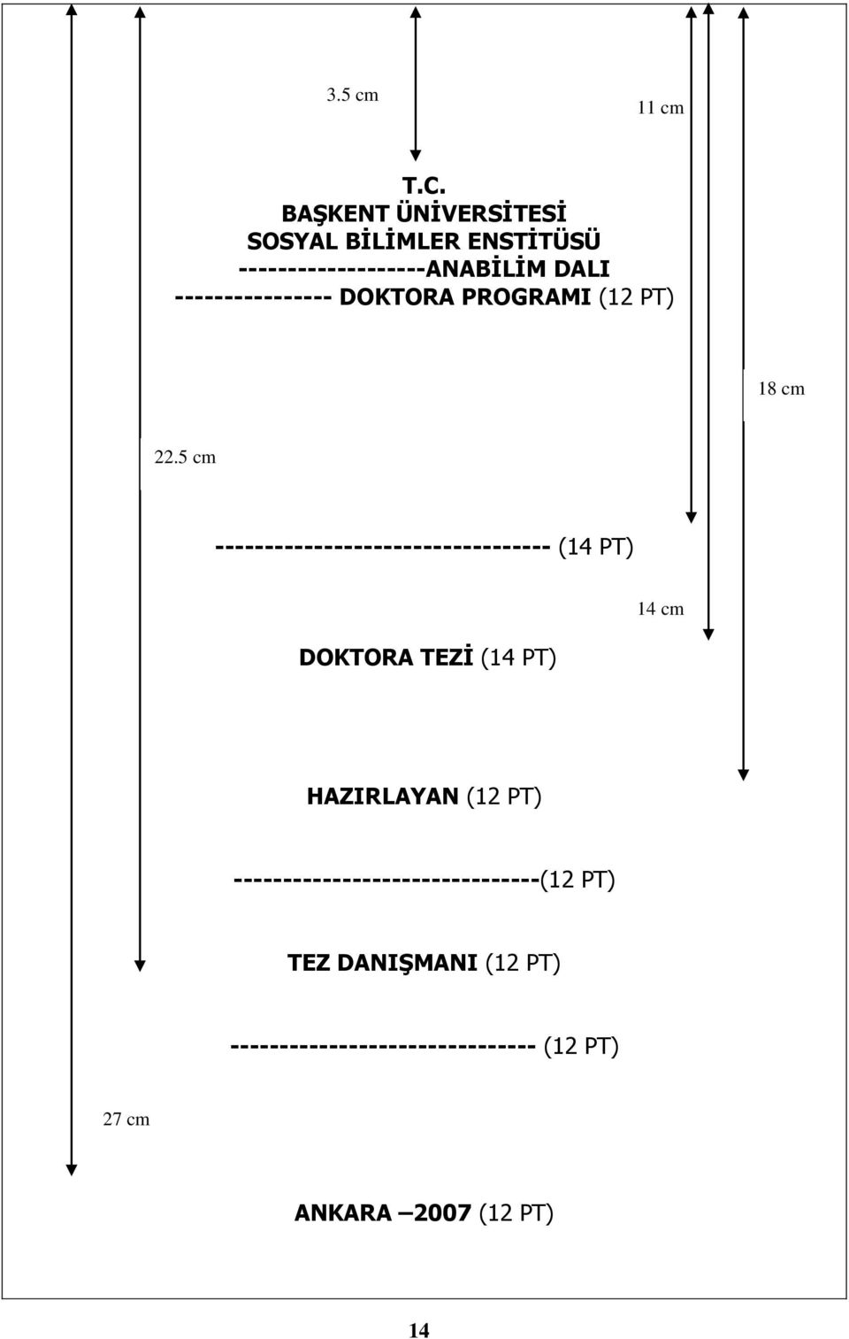 ---------------- DOKTORA PROGRAMI (12 PT) 18 cm 22.