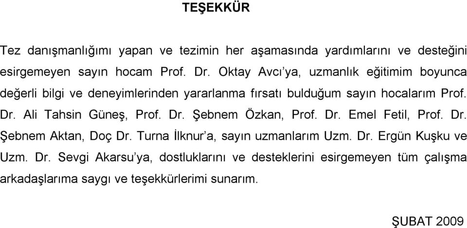 Ali Tahsin Güneş, Prof. Dr. Şebnem Özkan, Prof. Dr. Emel Fetil, Prof. Dr. Şebnem Aktan, Doç Dr. Turna İlknur a, sayın uzmanlarım Uzm.