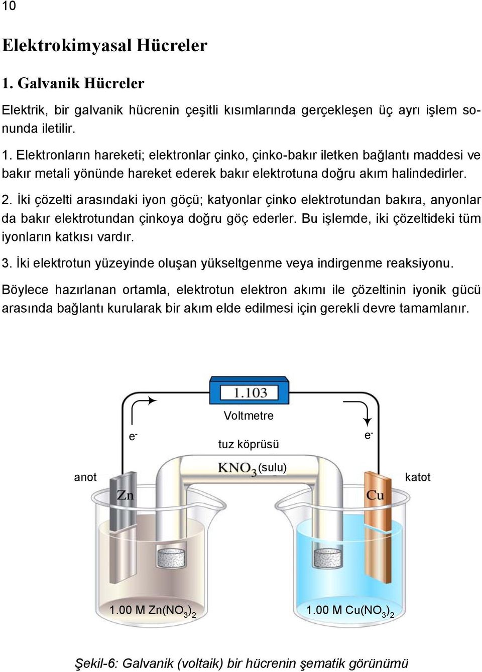 İki elektrotun yüzeyinde oluşan yükseltgenme veya indirgenme reaksiyonu.