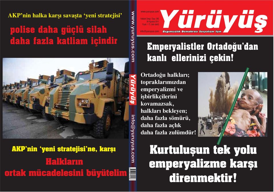 com Emperyalistler Ortadoğu dan kanlı ellerinizi çekin! info@yuruyus.