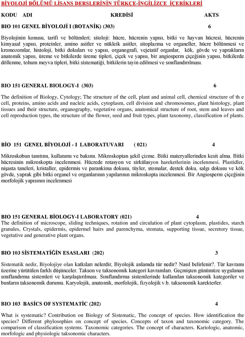 organografi, vejetatif organlar, kök, gövde ve yaprakların anatomik yapısı, üreme ve bitkilerde üreme tipleri, çiçek ve yapısı, bir angiosperm çiçeğinin yapısı, bitkilerde döllenme, tohum meyva