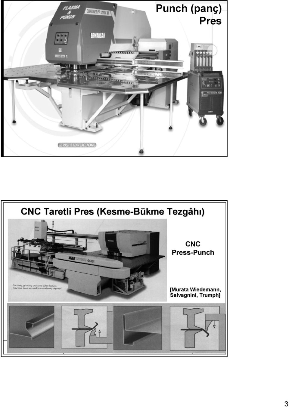 Kesme-Bükme Tezgâhı) CNC