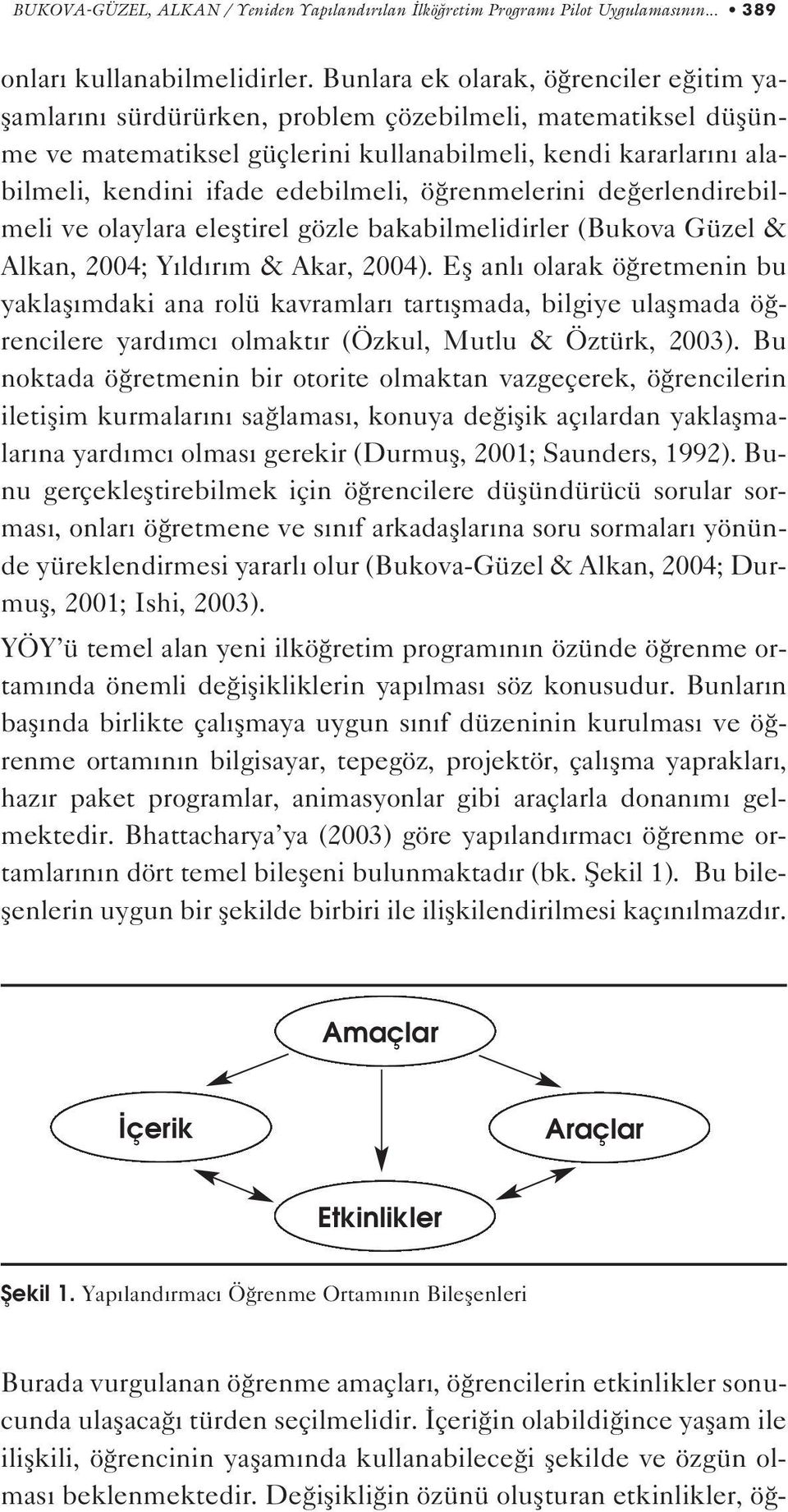 edebilmeli, ö renmelerini de erlendirebilmeli ve olaylara elefltirel gözle bakabilmelidirler (Bukova Güzel & Alkan, 2004; Y ld r m & Akar, 2004).