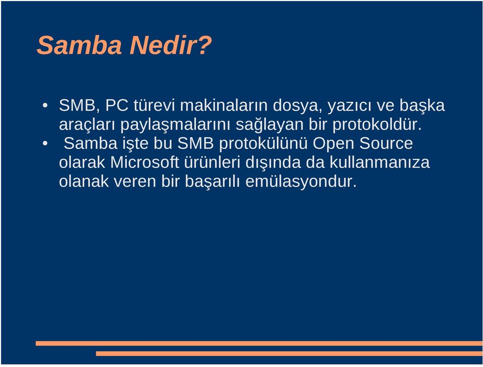 paylaşmalarını sağlayan bir protokoldür.