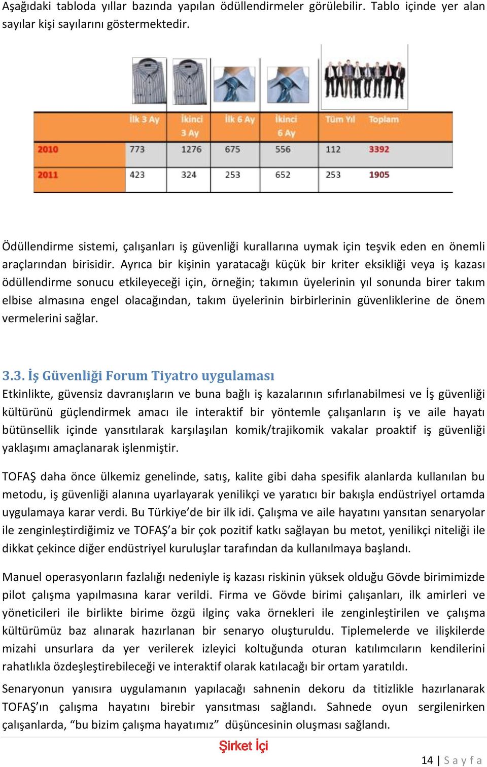 Ayrıca bir kişinin yaratacağı küçük bir kriter eksikliği veya iş kazası ödüllendirme sonucu etkileyeceği için, örneğin; takımın üyelerinin yıl sonunda birer takım elbise almasına engel olacağından,