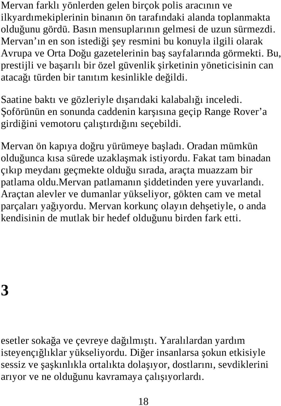 Bu, prestijli ve başarılı bir özel güvenlik şirketinin yöneticisinin can atacağı türden bir tanıtım kesinlikle değildi. Saatine baktı ve gözleriyle dışarıdaki kalabalığı inceledi.