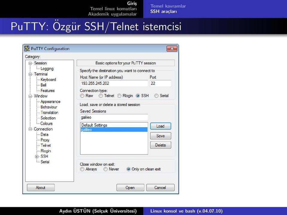 SSH araçları