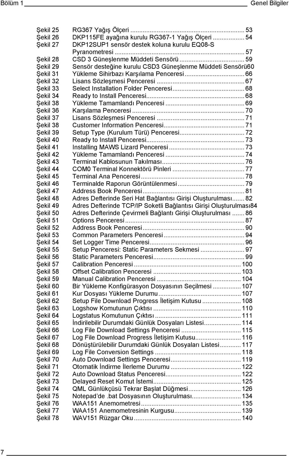 .. 66 Şekil 32 Lisans Sözleşmesi Penceresi... 67 Şekil 33 Select Installation Folder Penceresi... 68 Şekil 34 Ready to Install Penceresi... 68 Şekil 38 Yükleme Tamamlandı Penceresi.