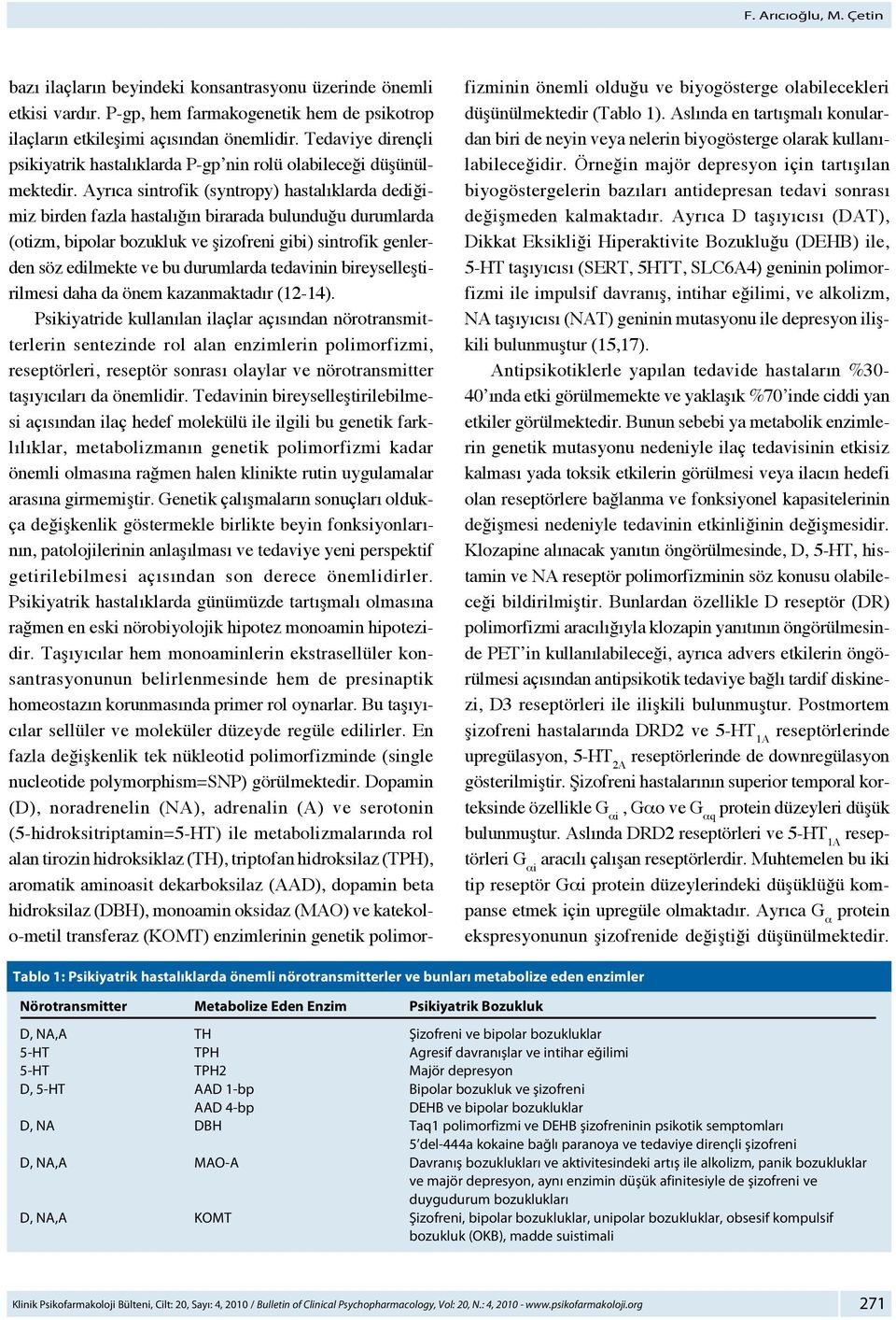 Ayrıca sintrofik (syntropy) hastalıklarda dediğimiz birden fazla hastalığın birarada bulunduğu durumlarda (otizm, bipolar bozukluk ve şizofreni gibi) sintrofik genlerden söz edilmekte ve bu