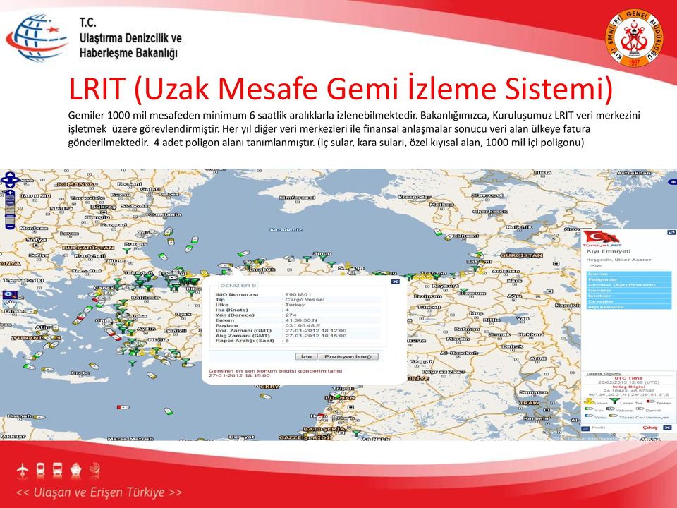 Her yıl diğer veri merkezleri ile finansal anlaşmalar sonucu veri alan ülkeye fatura