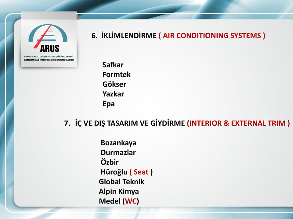 İÇ VE DIŞ TASARIM VE GİYDİRME (INTERIOR & EXTERNAL