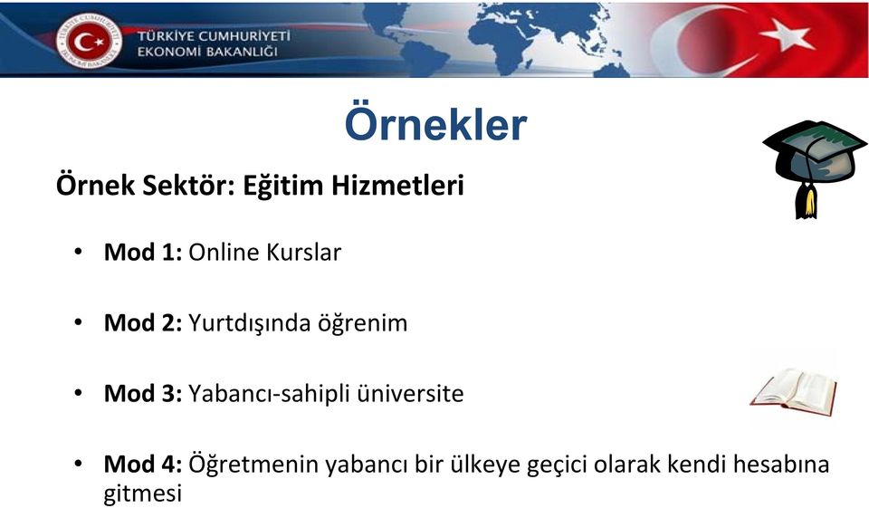 3: Yabancı sahipli üniversite Mod 4: Öğretmenin