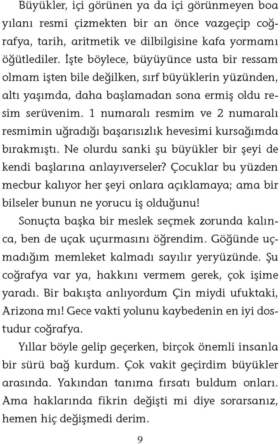 1 numaralı resmim ve 2 numaralı resmimin uğradığı başarısızlık hevesimi kursağımda bırakmıştı. Ne olurdu sanki şu büyükler bir şeyi de kendi başlarına anlayıverseler?