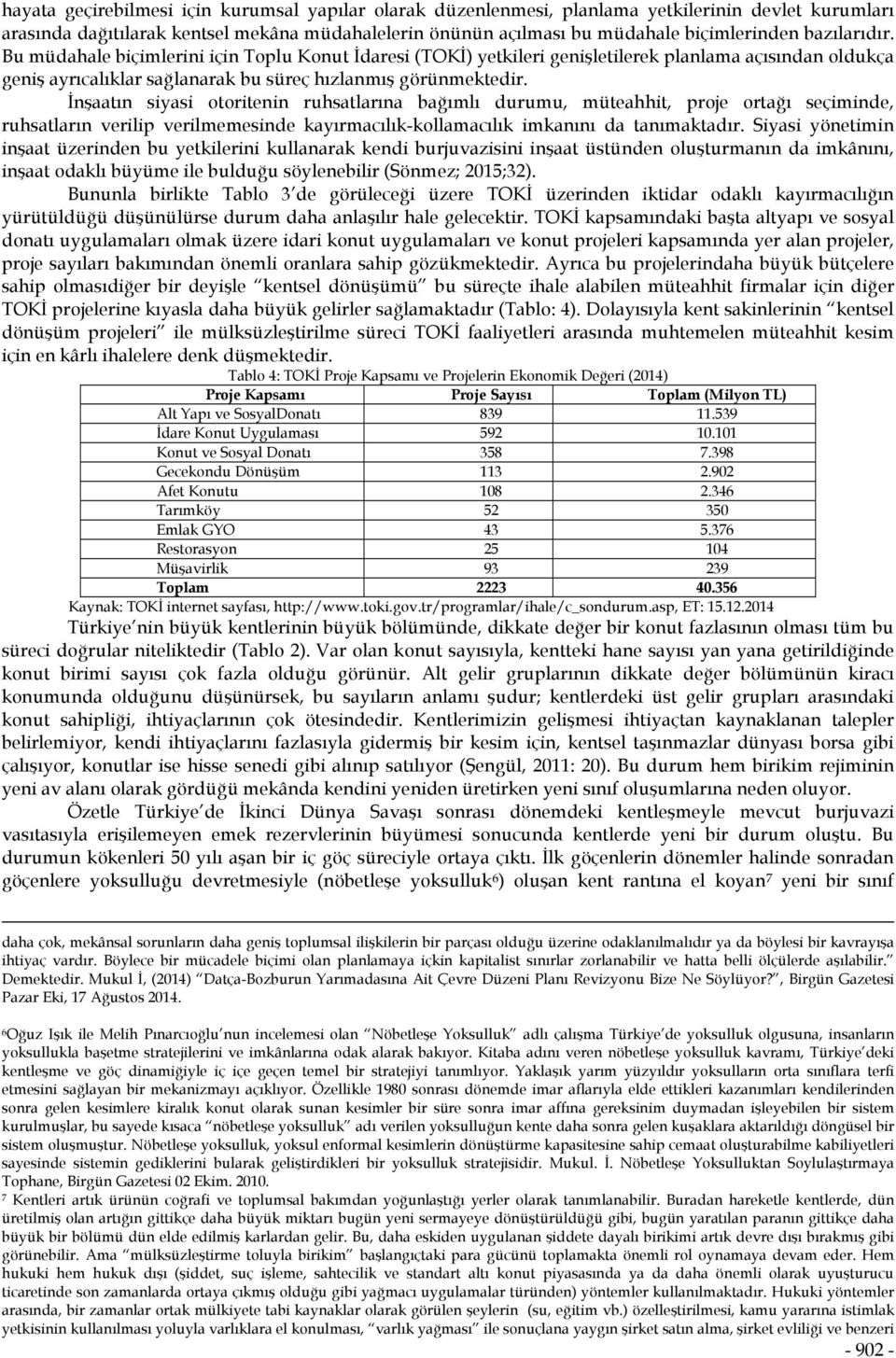 İnşaatın siyasi otoritenin ruhsatlarına bağımlı durumu, müteahhit, proje ortağı seçiminde, ruhsatların verilip verilmemesinde kayırmacılık-kollamacılık imkanını da tanımaktadır.