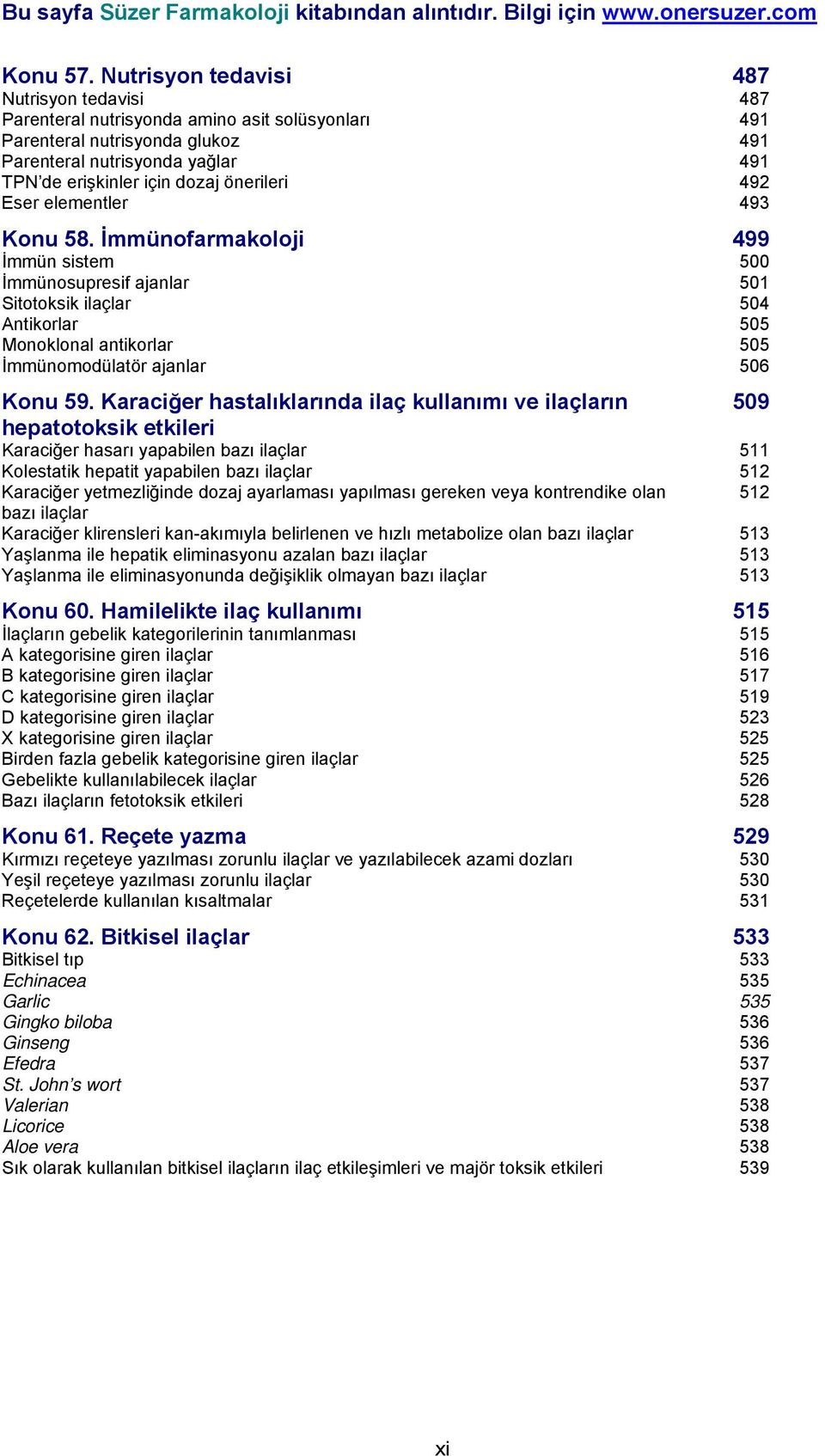 önerileri 492 Eser elementler 493 Konu 58.