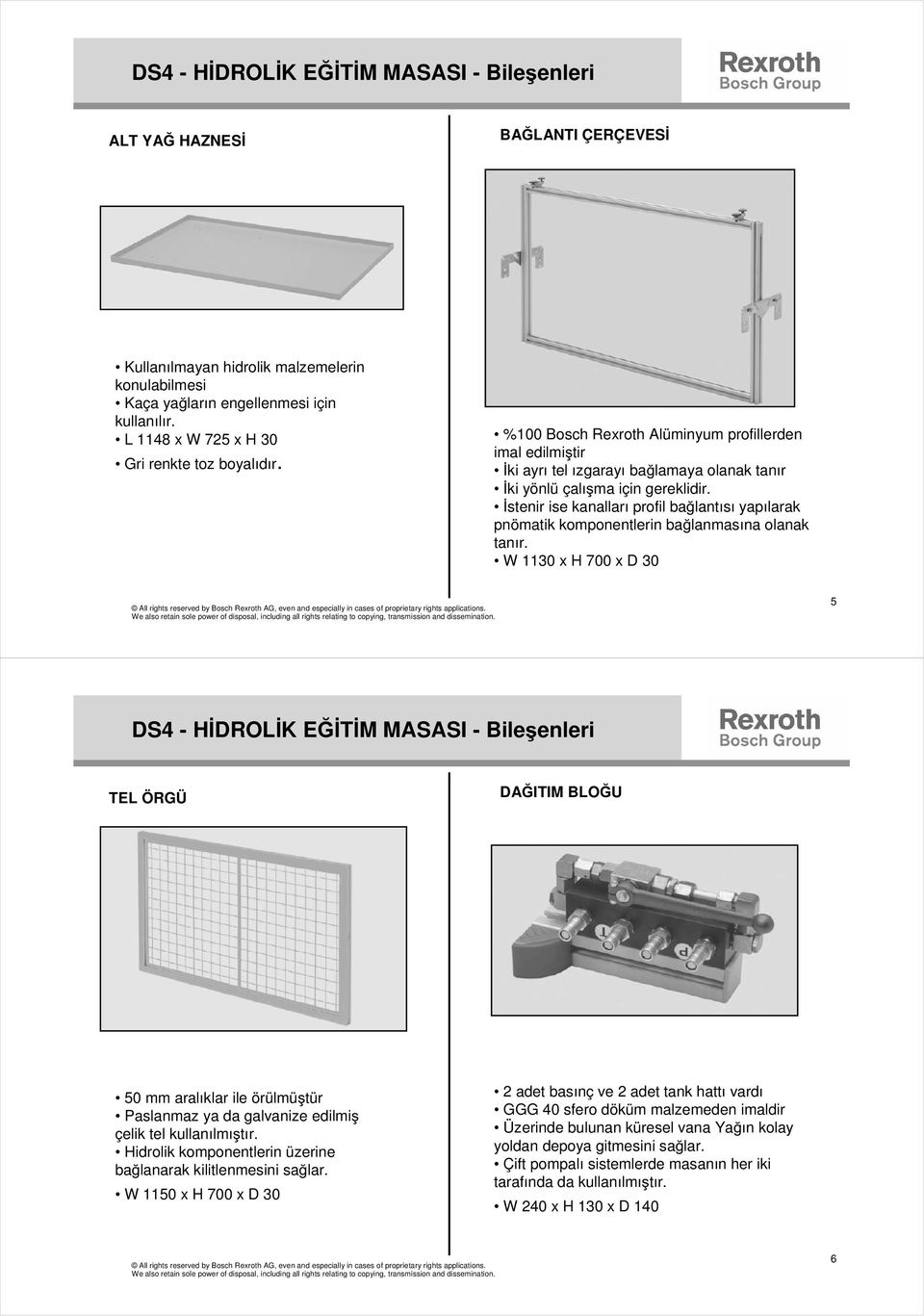 stenir ise kanalları profil ba lantısı yapılarak pnömatik komponentlerin ba lanmasına olanak tanır.