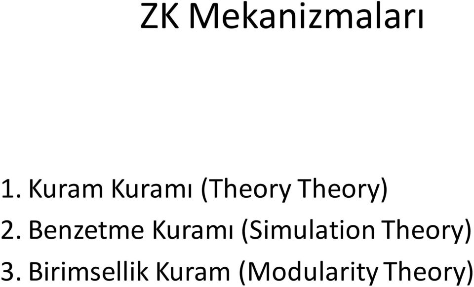 Benzetme Kuramı (Simulation