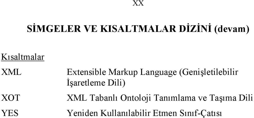 (Genişletilebilir İşaretleme Dili) XML Tabanlı