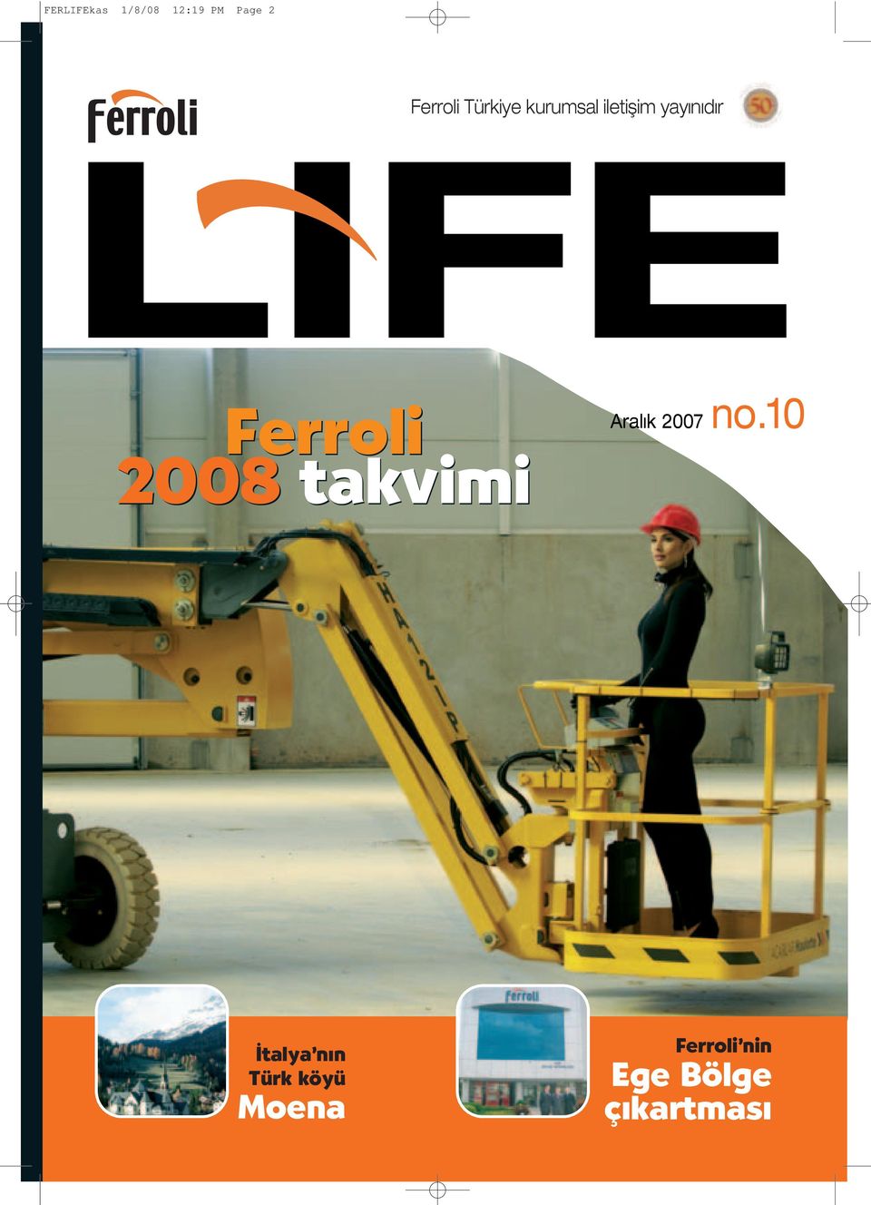 Ferroli 2008 takvimi Aral k 2007 no.