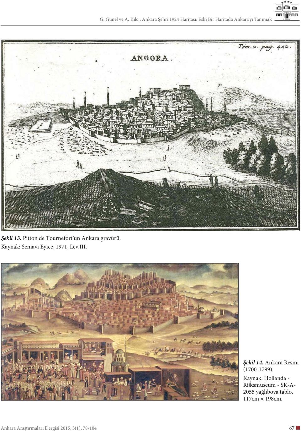 Ankara Resmi (1700-1799).