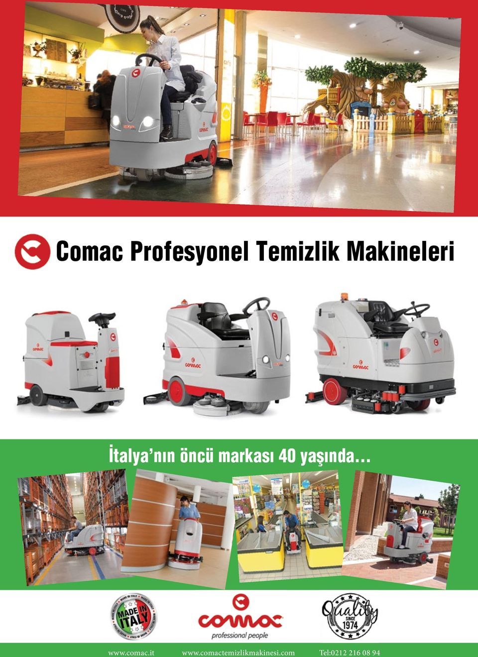 markası 40 yaşında 02 www.comac.it www.