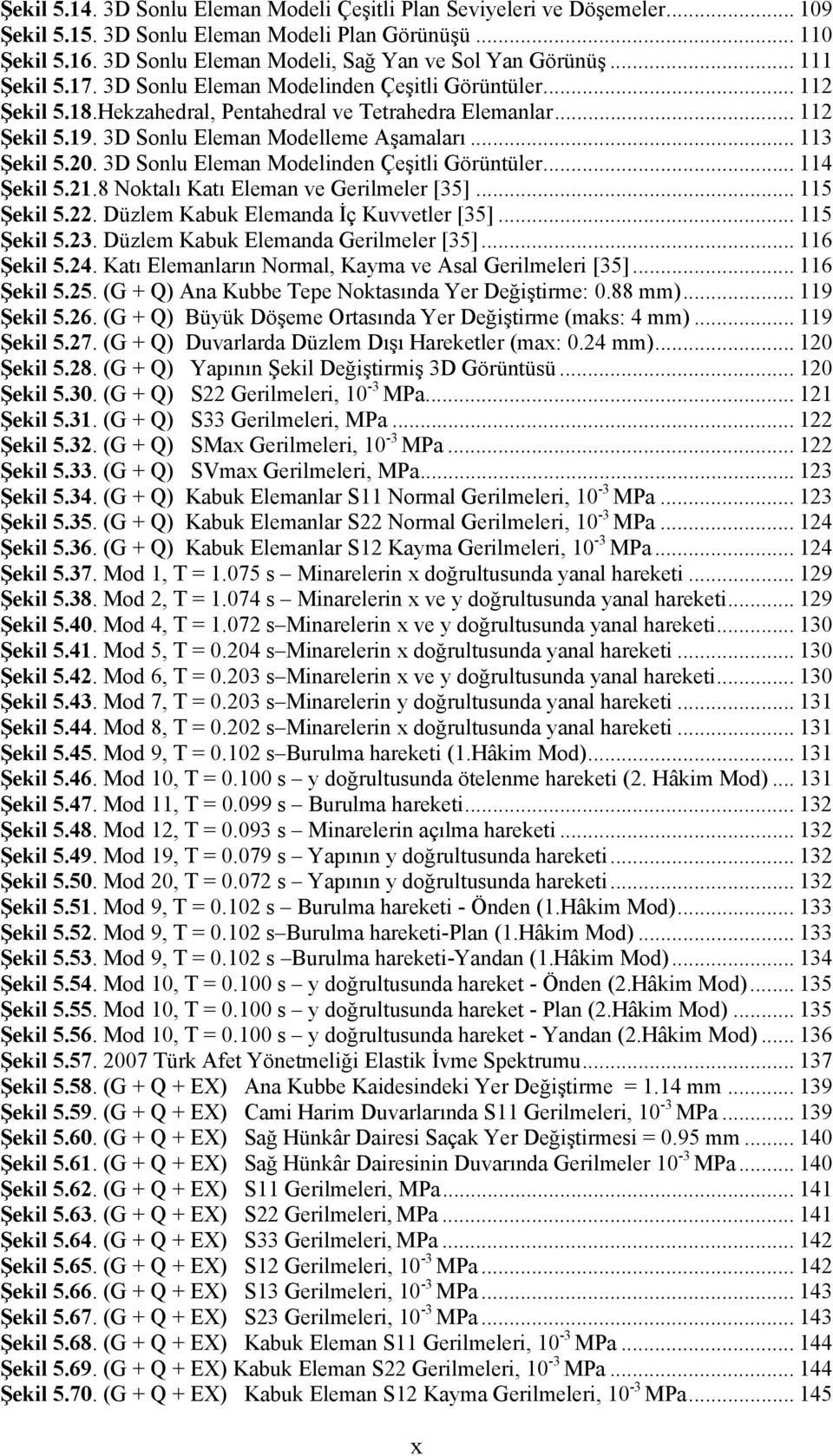 20. 3D Sonlu Eleman Modelinden Çeşitli Görüntüler... 114 Şekil 5.21.8 Noktalı Katı Eleman ve Gerilmeler [35]... 115 Şekil 5.22. Düzlem Kabuk Elemanda İç Kuvvetler [35]... 115 Şekil 5.23.