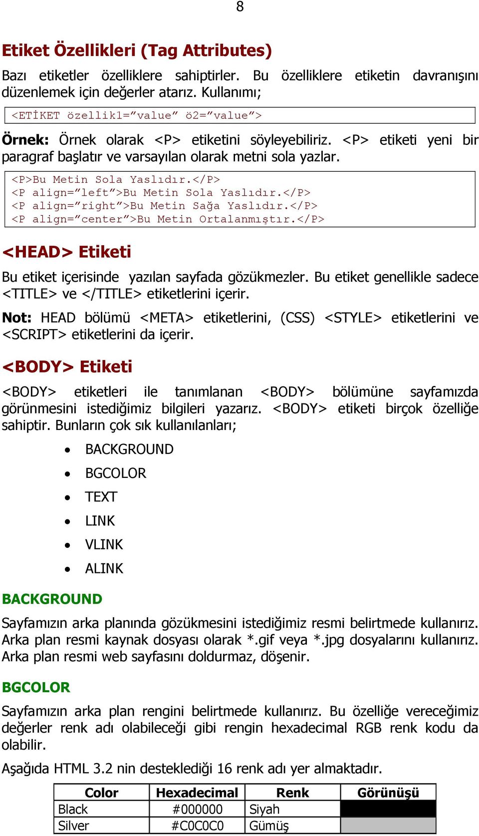 <P>Bu Metin Sola Yaslıdır.</P> <P align= left >Bu Metin Sola Yaslıdır.</P> <P align= right >Bu Metin Sağa Yaslıdır.</P> <P align= center >Bu Metin Ortalanmıştır.