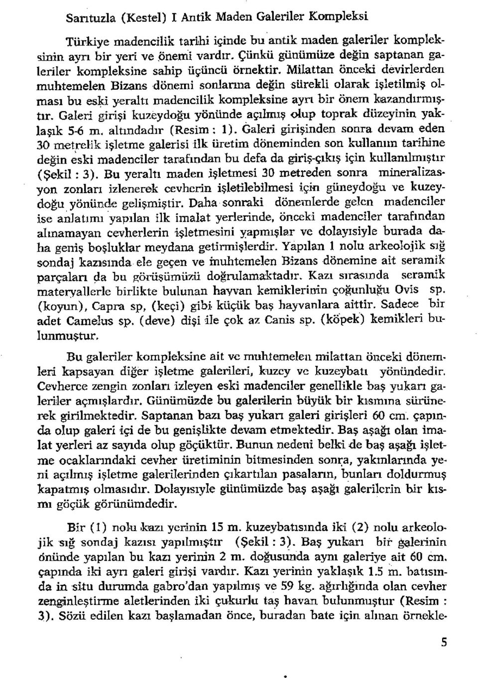 Milattan önceki devirlerden muhtemelen Bizans dönemi sonlanna değin sürekli olarak işletilmiş olması bu eski yeraltı madencilik kompleksine ayn bir önem kazandırmıştır.