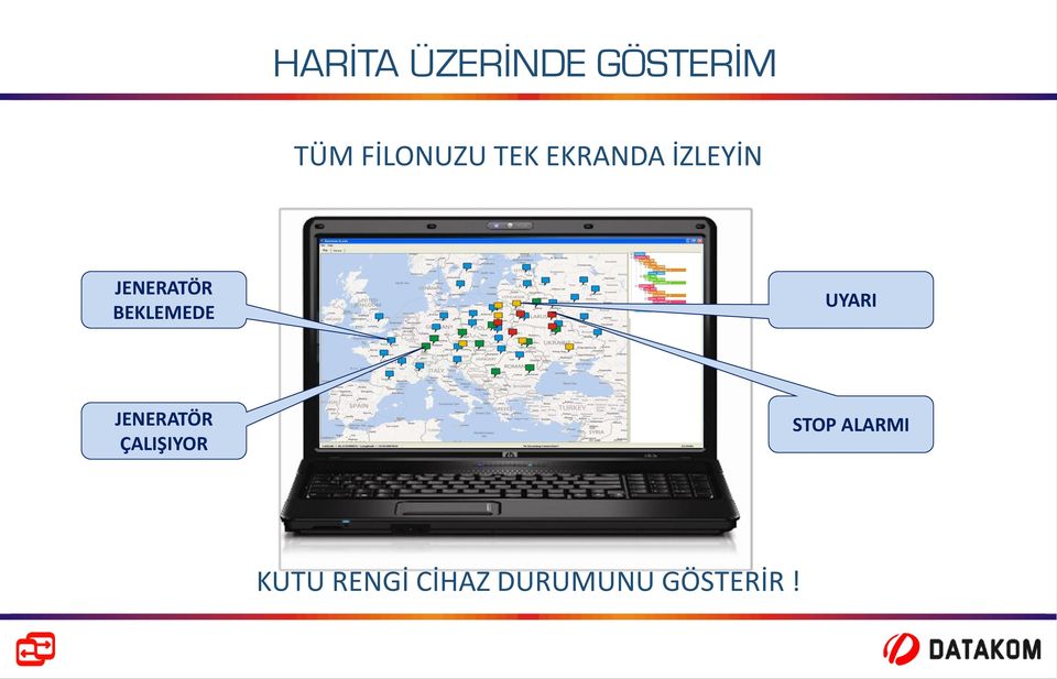 BEKLEMEDE UYARI JENERATÖR ÇALIŞIYOR