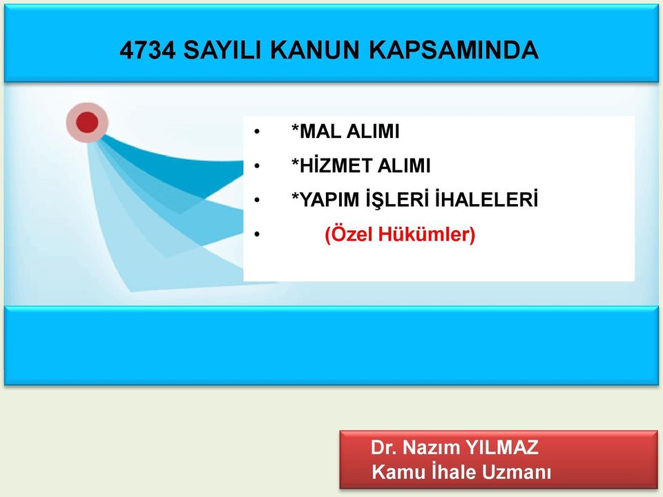 İŞLERİ İHALELERİ (Özel