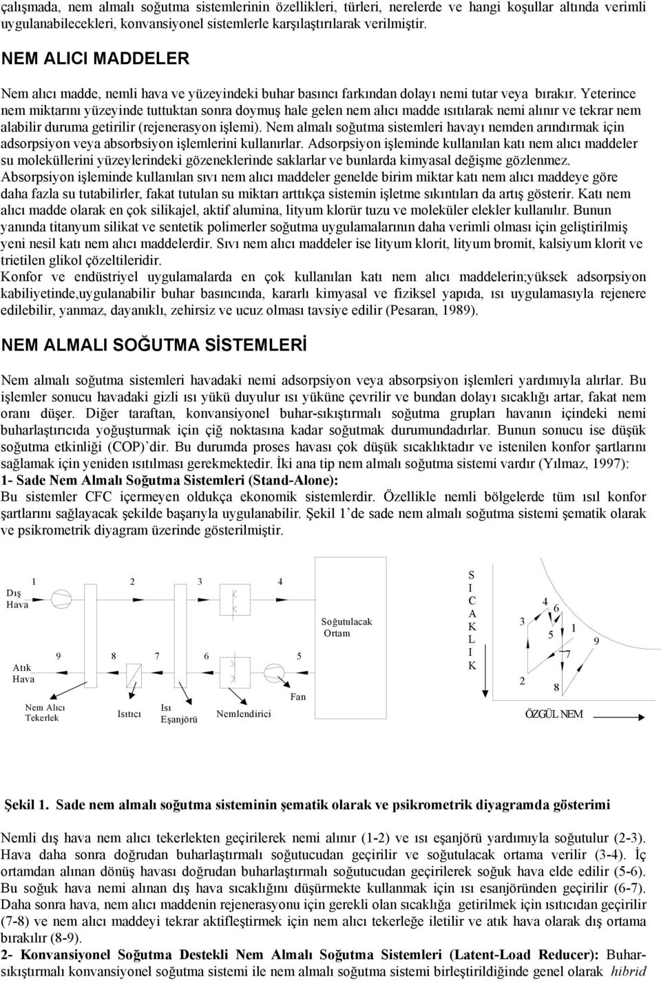 Ytrinc nm miktarını yüzyind tuttuktan sonra doymuş hal gln nm alıcı madd ısıtılarak nmi alınır v tkrar nm alabilir duruma gtirilir (rjnrasyon işlmi).