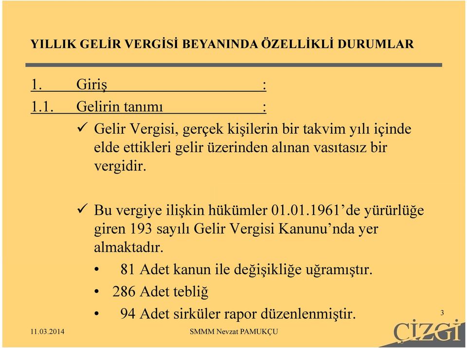 Bu vergiye ilişkin hükümler 01.