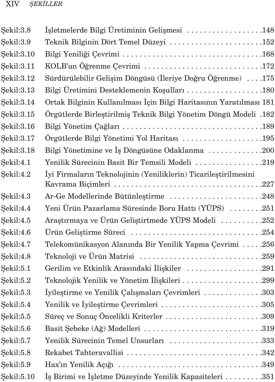 13 Bilgi Üretimini Desteklemenin Koflullar..................180 fiekil:3.14 Ortak Bilginin Kullan lmas çin Bilgi Haritas n n Yarat lmas 181 fiekil:3.