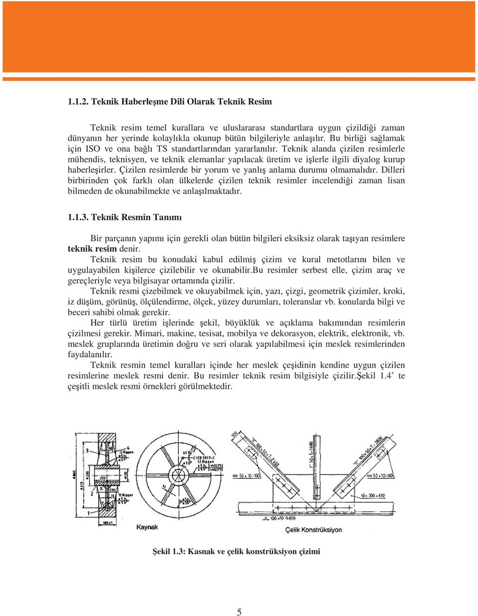 Teknik alanda çizilen resimlerle mühendis, teknisyen, ve teknik elemanlar yap lacak üretim ve i lerle ilgili diyalog kurup haberle irler.