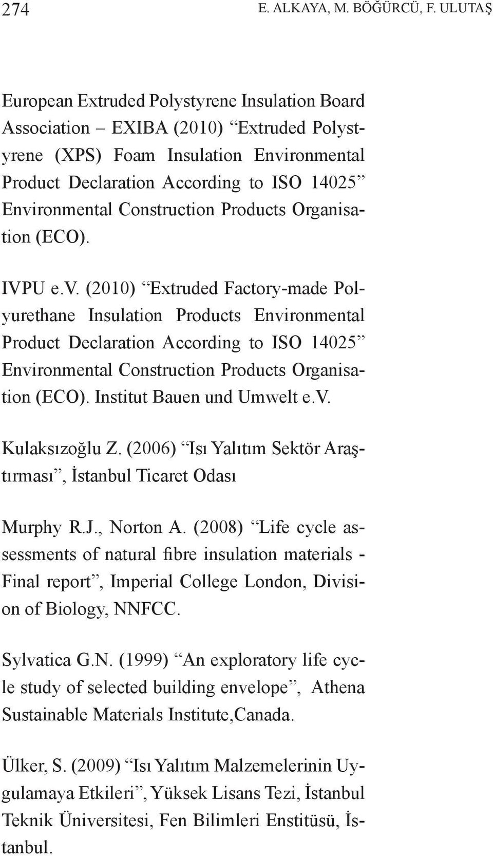 Construction Products Organisation (ECO). IVPU e.v.