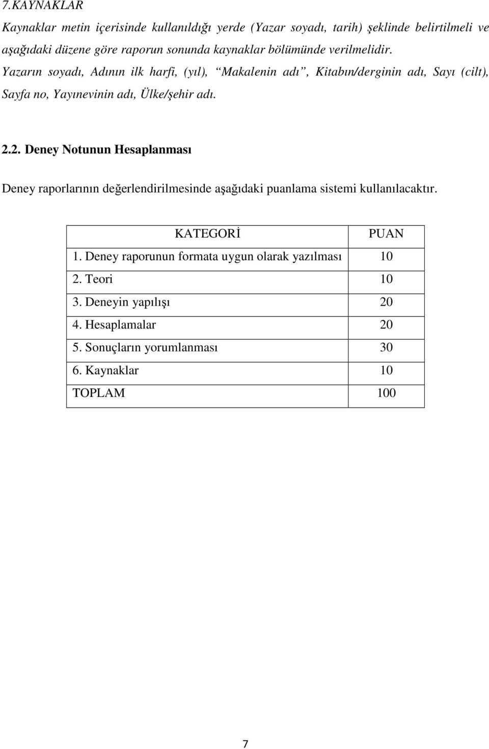 Yazarın soyadı, Adının ilk harfi, (yıl), Makalenin adı, Kitabın/derginin adı, Sayı (cilt), Sayfa no, Yayınevinin adı, Ülke/şehir adı. 2.