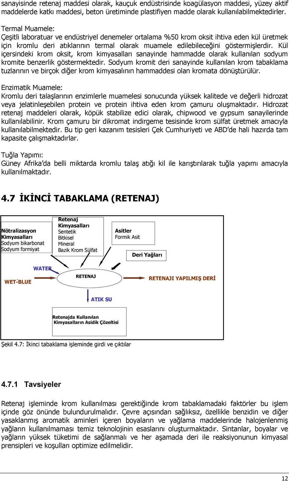 Kül içersindeki krom oksit, krom kimyasalları sanayinde hammadde olarak kullanılan sodyum kromite benzerlik göstermektedir.