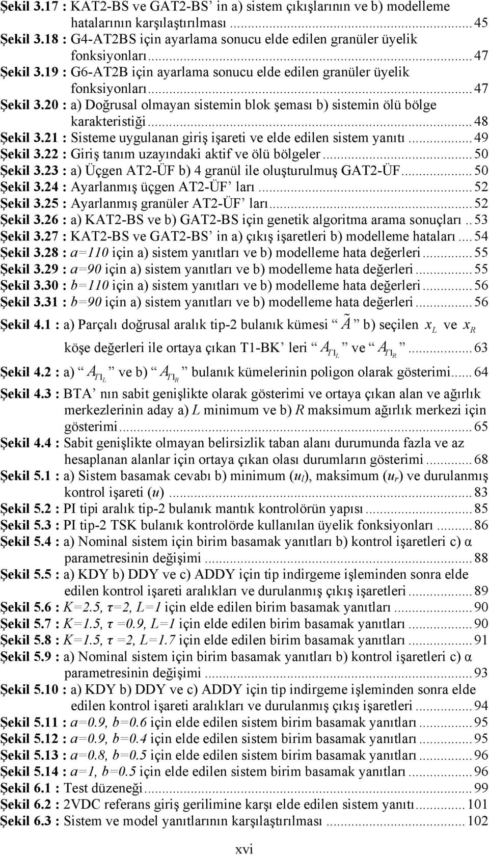 2 : Sisteme uygulanan giriş işareti ve elde edilen sistem yanıtı... 49 Şekil 3.22 : Giriş tanım uzayındaki aktif ve ölü bölgeler... 5 Şekil 3.23 : a) Üçgen AT2-ÜF b) 4 granül ile oluşturulmuş GAT2-ÜF.