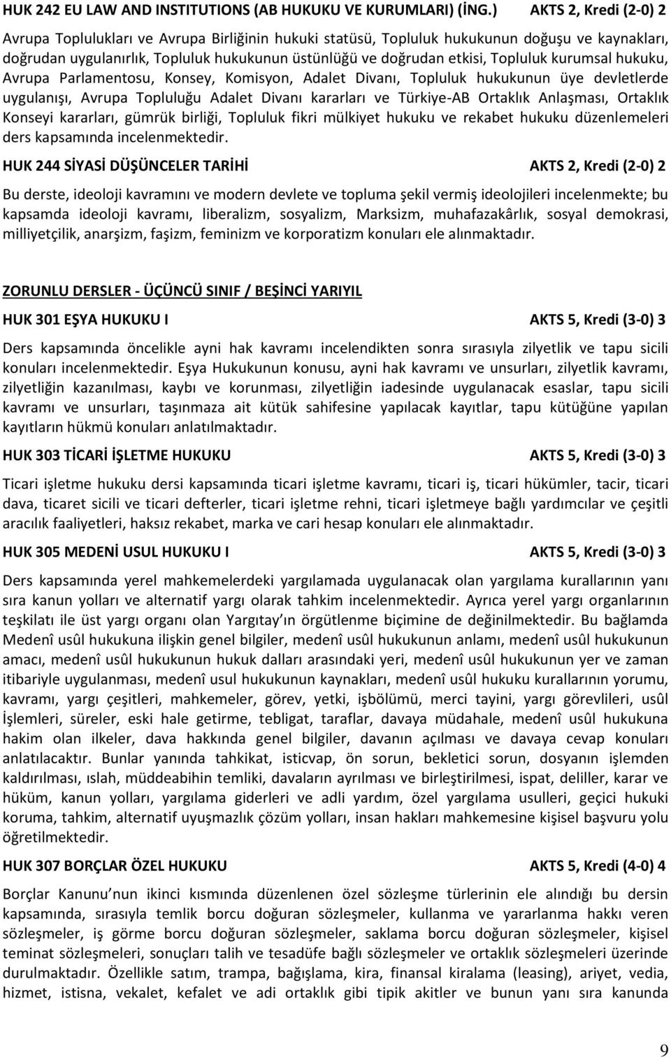 Topluluk kurumsal hukuku, Avrupa Parlamentosu, Konsey, Komisyon, Adalet Divanı, Topluluk hukukunun üye devletlerde uygulanışı, Avrupa Topluluğu Adalet Divanı kararları ve Türkiye-AB Ortaklık