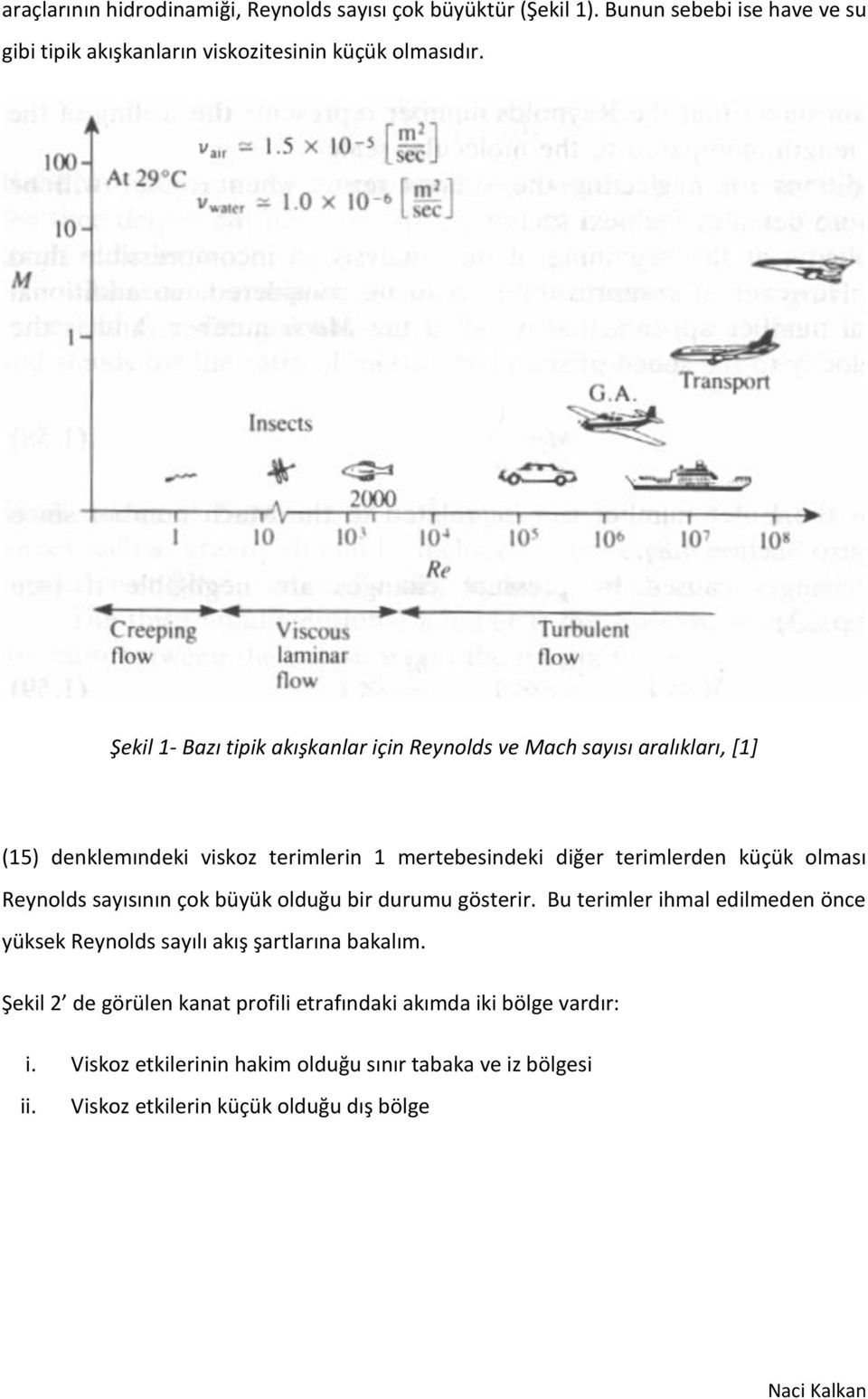 olması Reynolds sayısının çok büyük olduğu bir durumu gösterir. Bu terimler ihmal edilmeden önce yüksek Reynolds sayılı akış şartlarına bakalım.