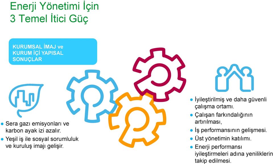 İyileştirilmiş ve daha güvenli çalışma ortamı.