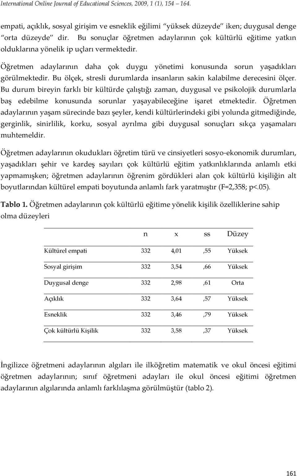 Bu ölçek, stresli durumlarda insanların sakin kalabilme derecesini ölçer.