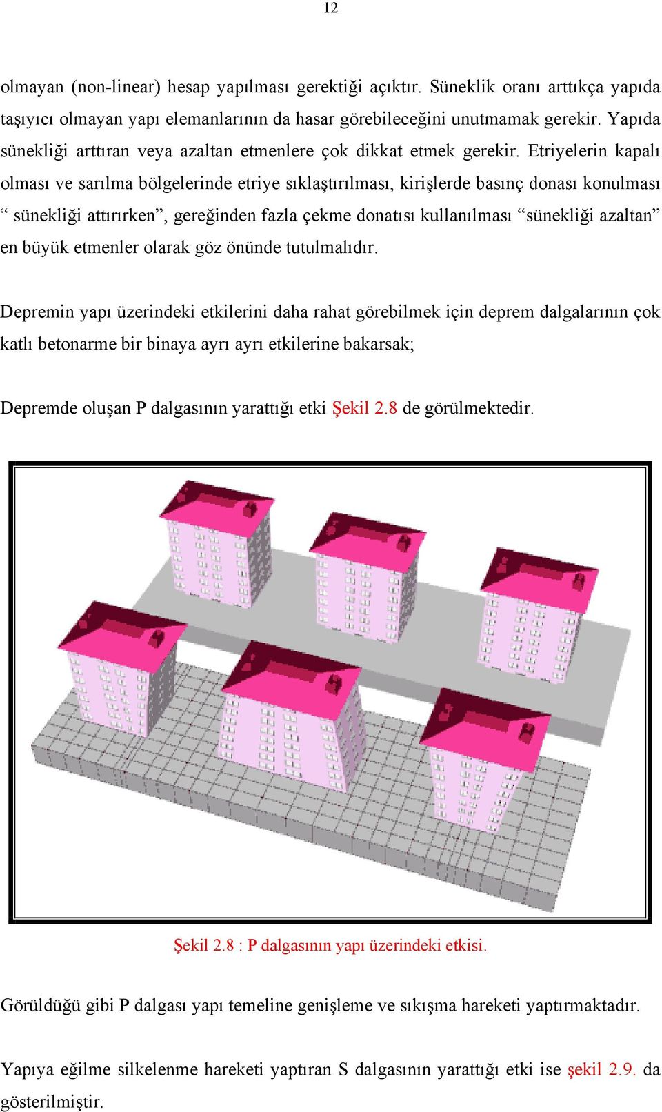 Etriyelerin kapalı olması ve sarılma bölgelerinde etriye sıklaştırılması, kirişlerde basınç donası konulması sünekliği attırırken, gereğinden fazla çekme donatısı kullanılması sünekliği azaltan en