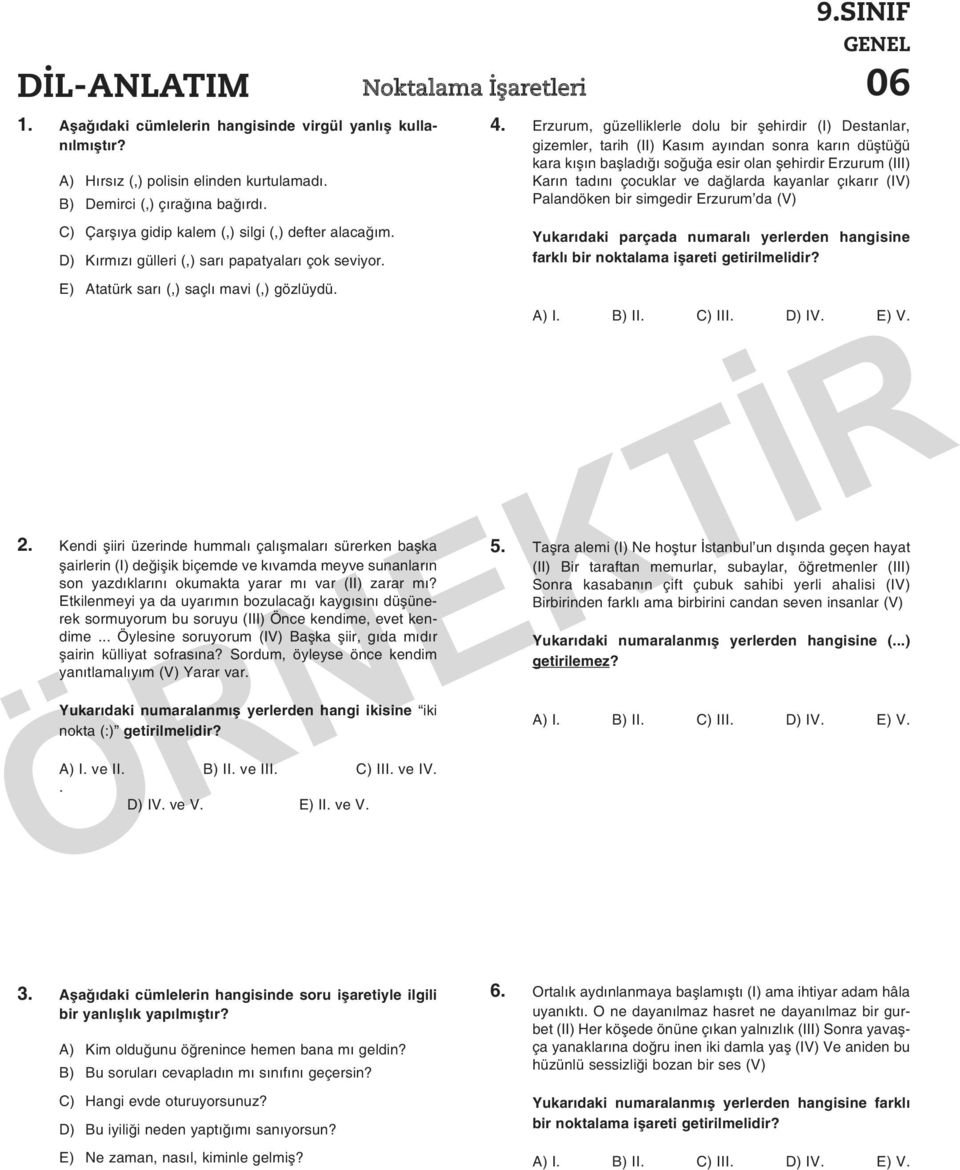 Kendi şiiri üzerinde hummalı çalışmaları sürerken başka şairlerin (I) değişik biçemde ve kıvamda meyve sunanların son yazdıklarını okumakta yarar mı var (II) zarar mı?