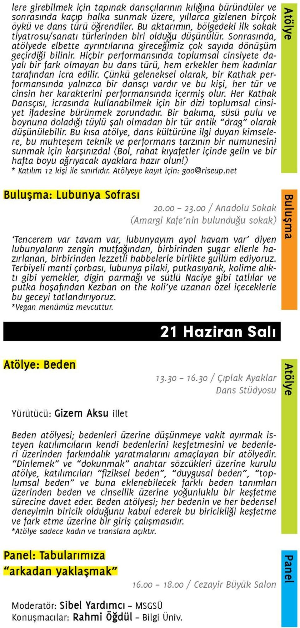 Hiçbir performansında toplumsal cinsiyete dayalı bir fark olmayan bu dans türü, hem erkekler hem kadınlar tarafından icra edilir.