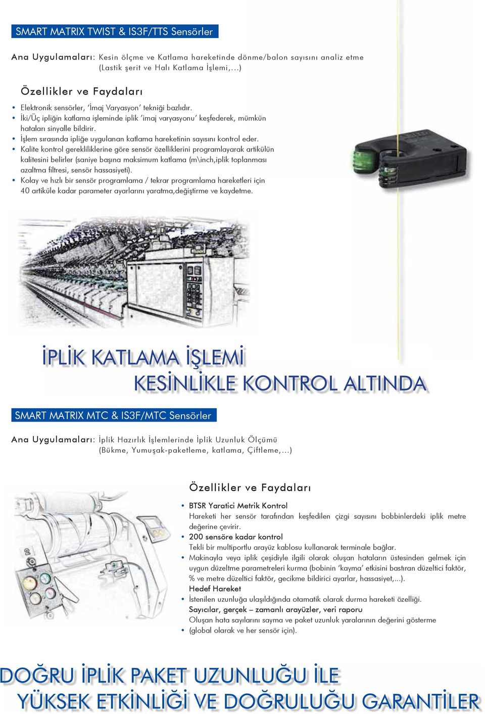 İşlem sırasında ipliğe uygulanan katlama hareketinin sayısını kontrol eder.