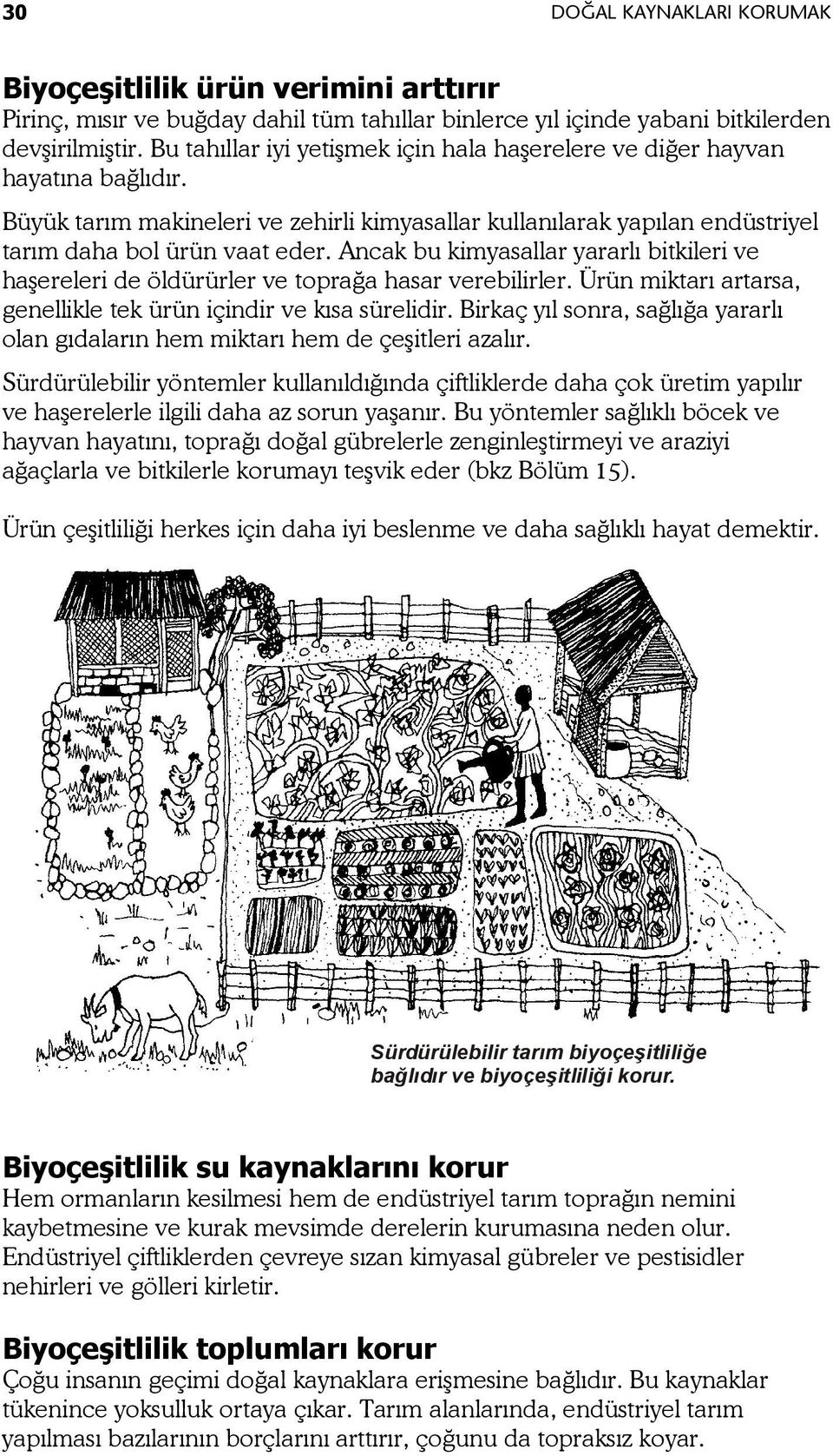 Ancak bu kimyasallar yararlı bitkileri ve haşereleri de öldürürler ve toprağa hasar verebilirler. Ürün miktarı artarsa, genellikle tek ürün içindir ve kısa sürelidir.