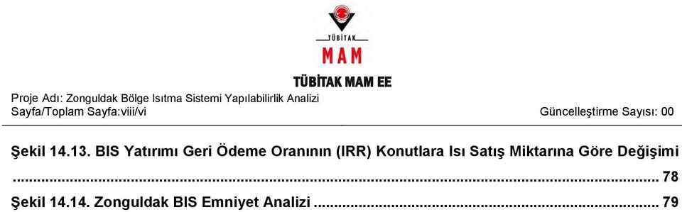 BIS Yatırımı Geri Ödeme Oranının (IRR) Konutlara