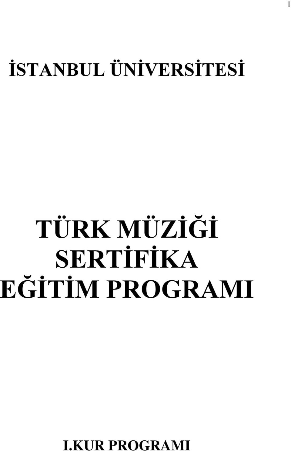 MÜZİĞİ SERTİFİKA